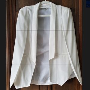 White Blazer Cape